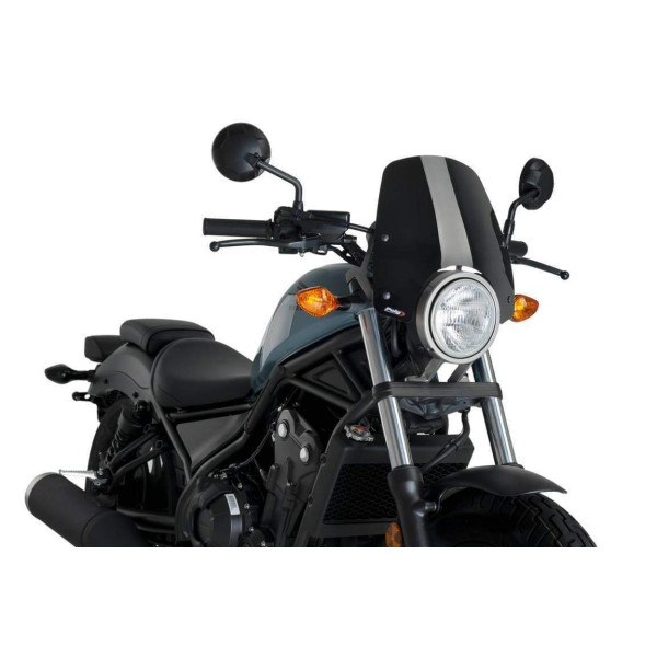 Puig Puig sport screen | black (opaque) | honda cmx 300 rebel 2017>current
